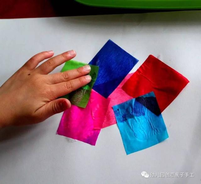 幼儿园亲子手工之手揉纸的10种新创意，除了粘贴画还能装饰呢！