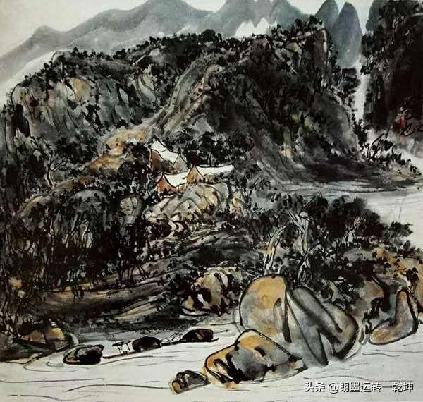 王维是禅意绘画的先驱，苏东坡称赞其造诣“诗中有画，画中有诗”