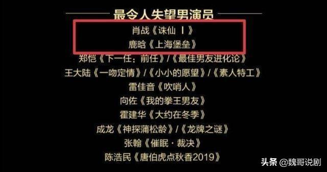 肖战被评为金扫帚最令人失望男演员，程青松点评肖战：用力过猛