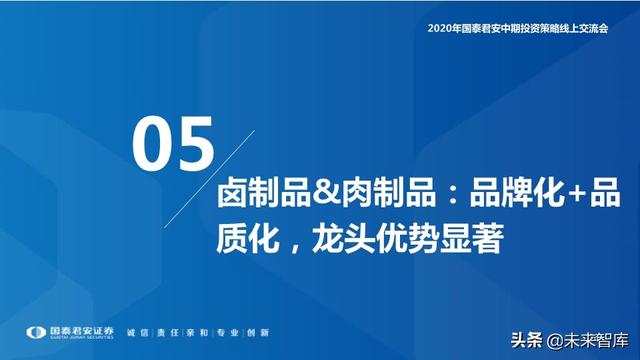 食品饮料行业2020年中期投资策略：寻找洼地，坚守成长