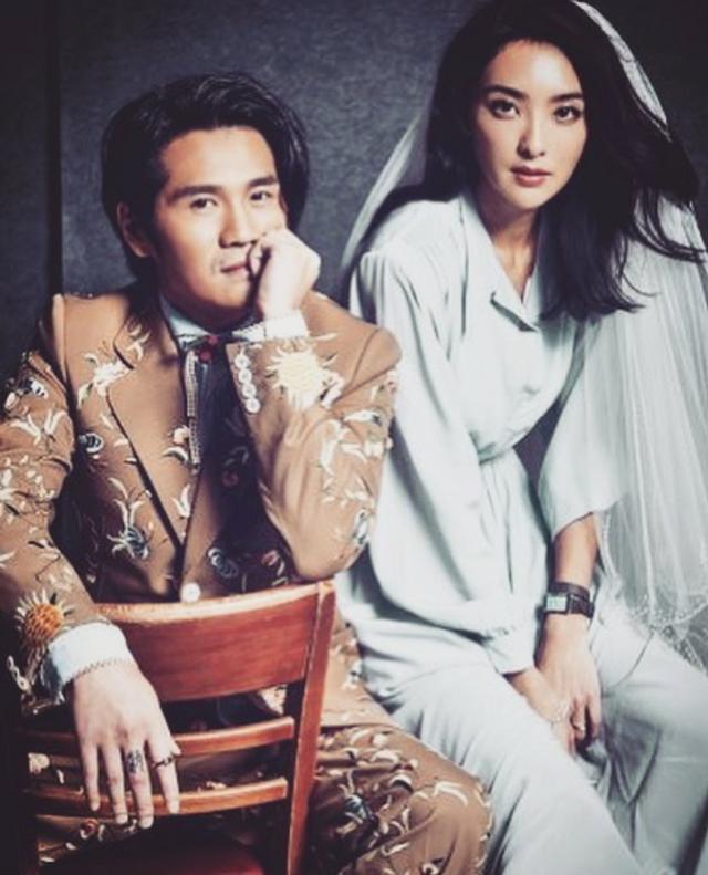 曹格41岁生日，一双儿女献吻温馨有爱，Joe和Grace染金发潮范十足