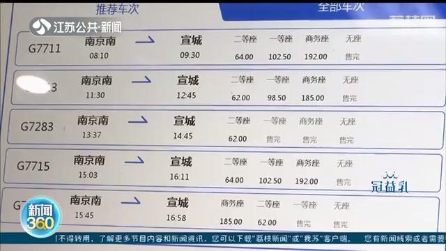 铁路七一调图 南京站首次增开“C”字头城际列车