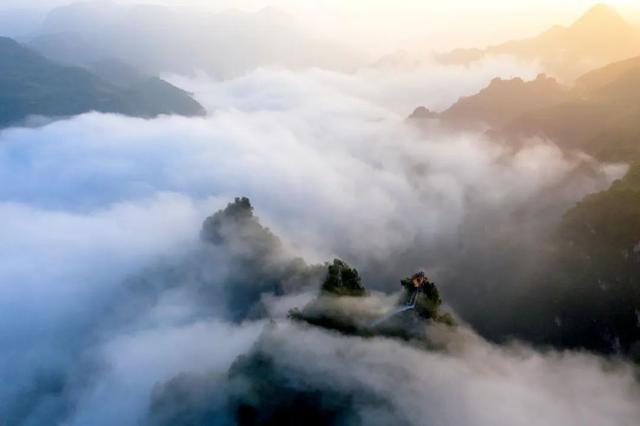 连绵阴雨，登山观云，峰林峡邀您来看“海”