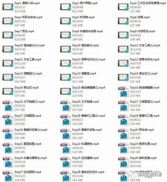 史上最强AE入门教学——30天AE速成计划，价值8