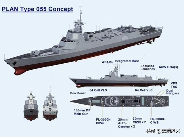055型驱逐舰：光环下之下究竟蕴藏了怎样的技术