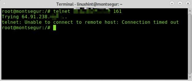 使用telnet测试指定端口的连通性