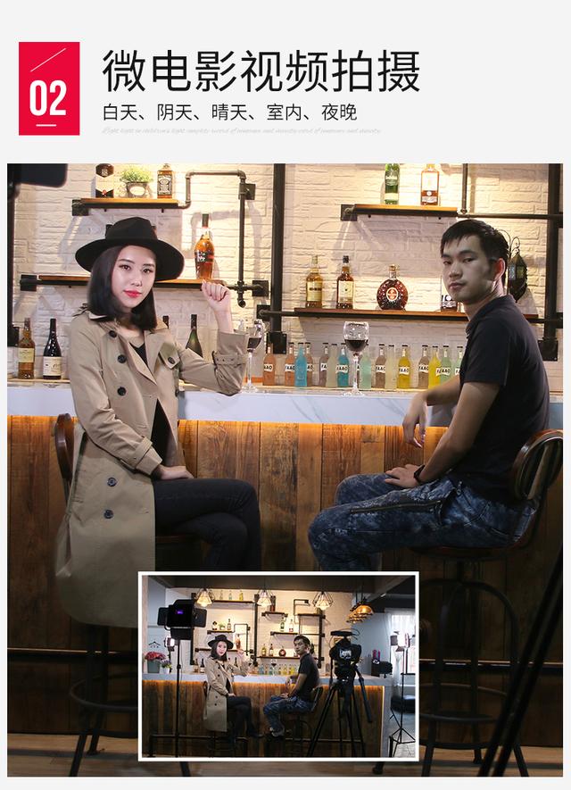 圖立方led攝影燈HS-600MS補(bǔ)光燈攝像補(bǔ)光燈視頻微電影新聞采訪燈