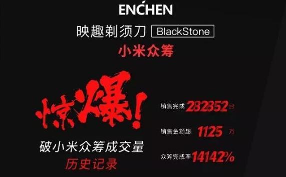 罗永浩10分钟卖5万台，小米众筹破1100万成交记录，新映趣剃须刀