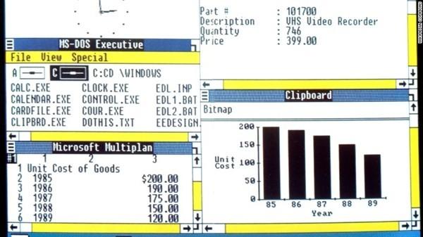 一分钟带你看完windows走过的33年发展历史