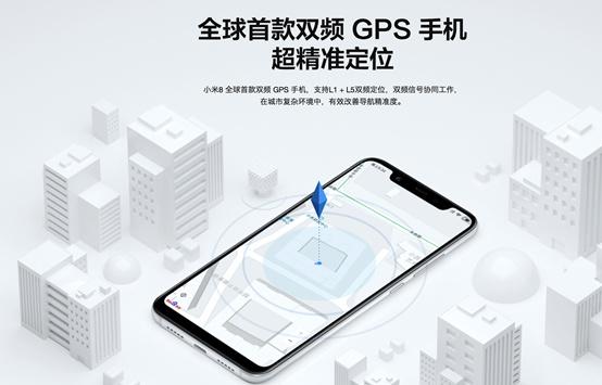 全球首款双频GPS手机 小米8 首次实现超精准定位