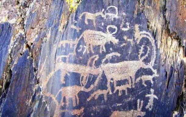 昆仑山脉发现万年壁画,记载了远古“直升机”,史前文明真的存在？