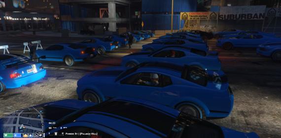 GTA角色扮演玩法的先驅者意外離世，悼念的玩家把車停滿了街道