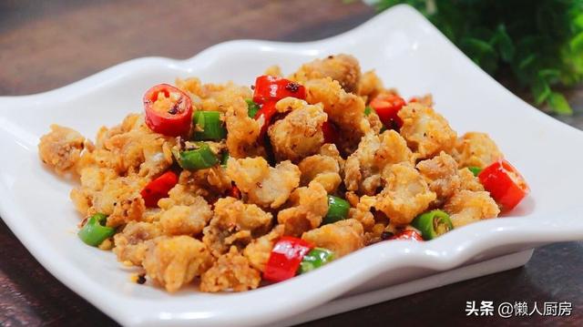 没想到掌中宝是鸡的这个部位，教你做香酥鸡软骨，干香有嚼劲