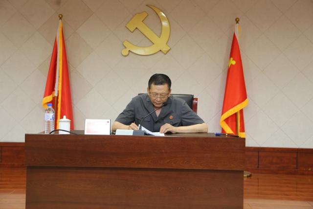重温入党誓词，蛟河法院举行“庆七一”系列活动