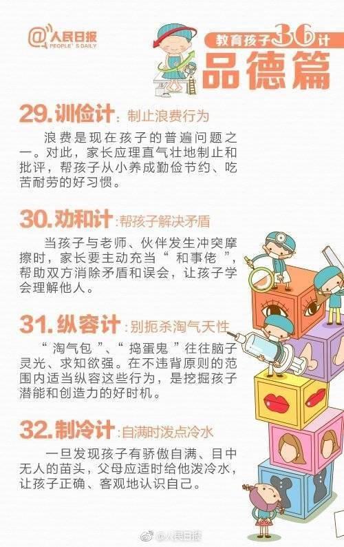 人民日报：家长教育孩子的好方法（荐读）