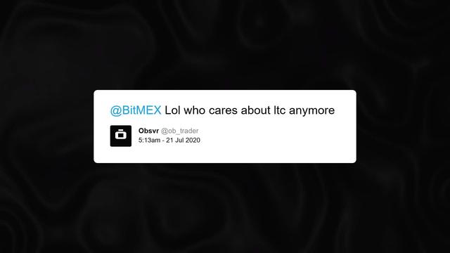 「数字货币」用户不愿接受BitMEX推出的Litecoin Quanto合约