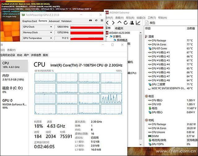 游戏本的处理器跑不出最高主频是为什么？