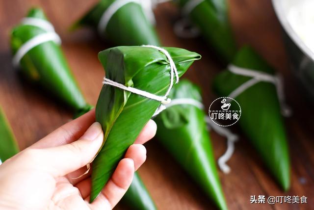 图片[8]-粽子要想好吃又好看 这个包法最简单 软糯又Q弹-起舞食谱网