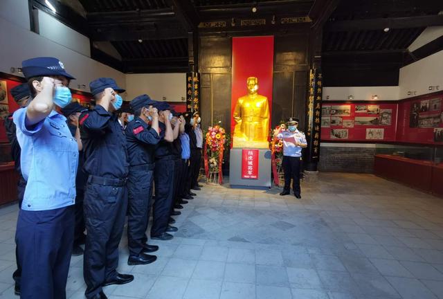 追寻革命先烈足迹 传承革命精神真谛—蒲城尧山派出所党支部开展纪念中国共产党成立99周年系列活动