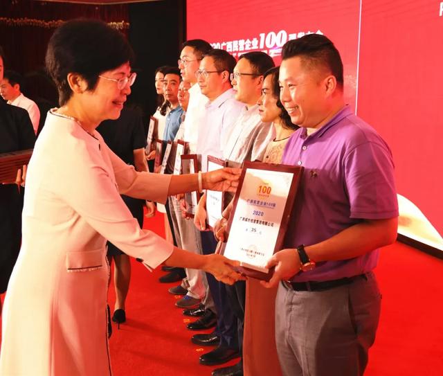 2020广西民营企业100强发布！广西威壮集团位列第35位