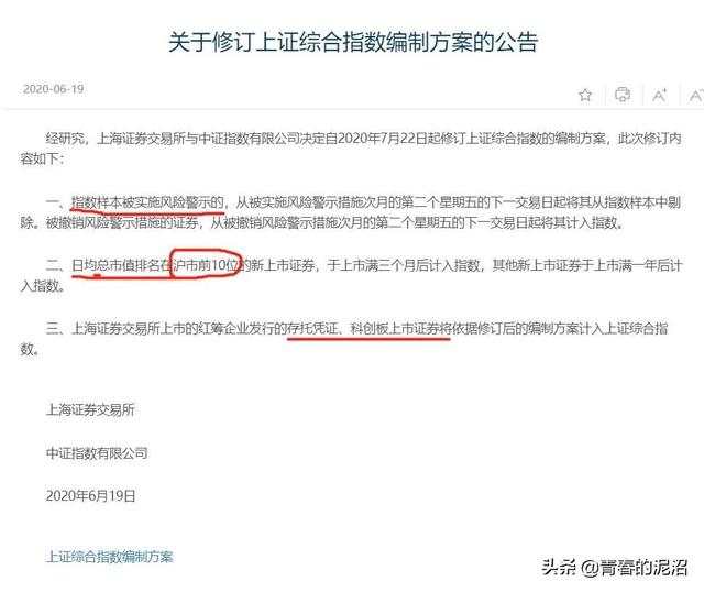 上证指数改了，科创板指数出了
