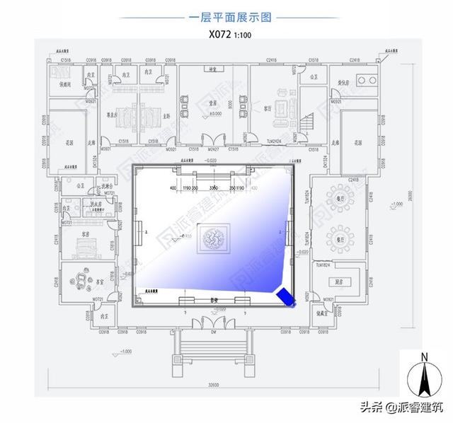 新中式四合院，一方静谧天地，造就世外桃源