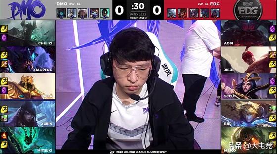 LOL-LPL：xubin厄斐琉斯输出爆炸，DMO2-0爆冷掀翻EDG