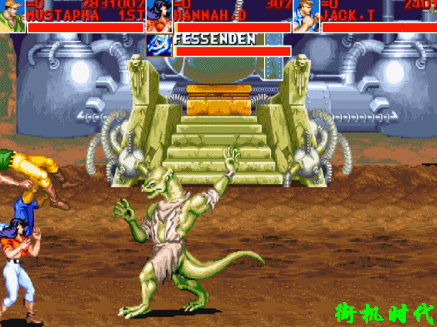 街機(jī)游戲最不思議的復(fù)活，被砍成兩截還能爬起來