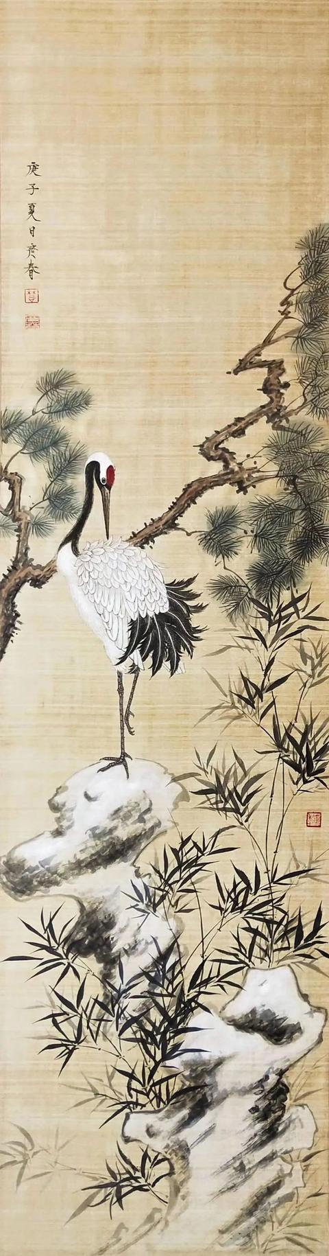 清新淡雅|楚彦春复古风工笔花鸟画(100幅)
