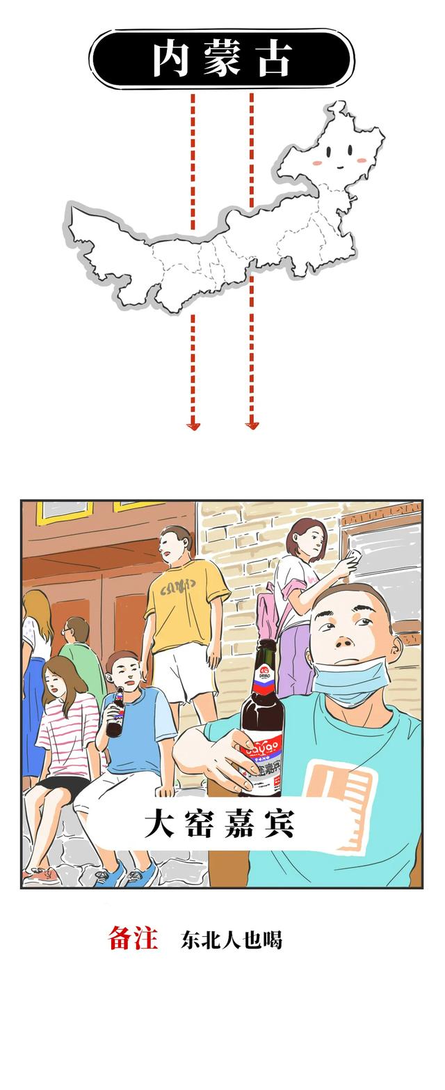 中国各省人的本命汽水