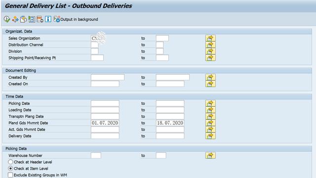「SAP技术」SAP SD微观研究之根据SO查询到该订单发货的批次