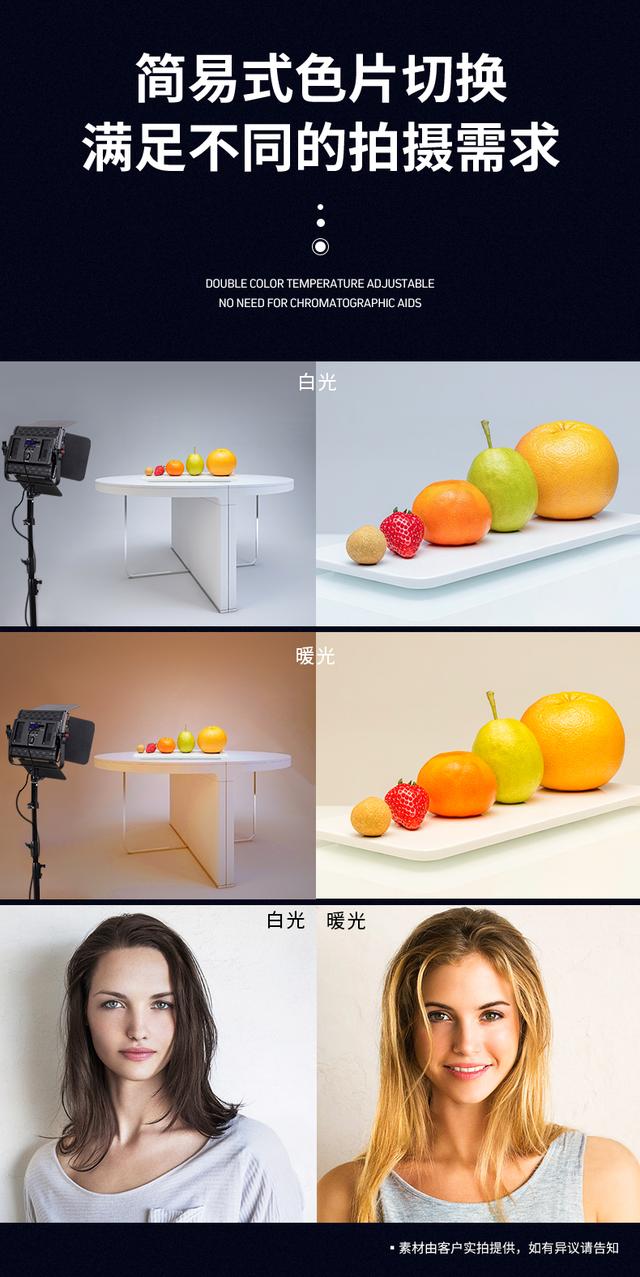 图立方LED摄影灯套装摄像柔光灯影室拍摄补光灯影棚拍照GK-600M