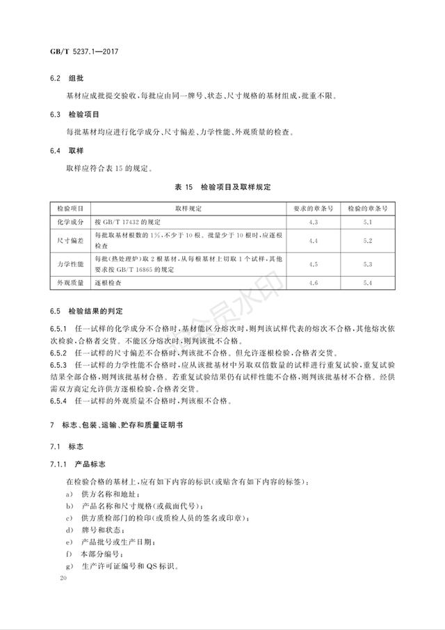 2019最新铝合金门窗、幕墙型材的国家标准