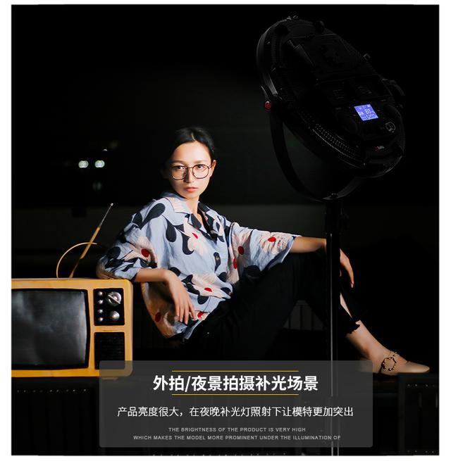 圖立方led攝影補光燈影視燈人像電影專業(yè)攝像燈柔光燈拍照打光燈