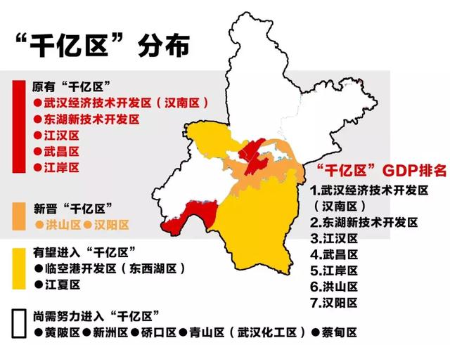 除了江汉区，武汉最土豪的区是哪个区？