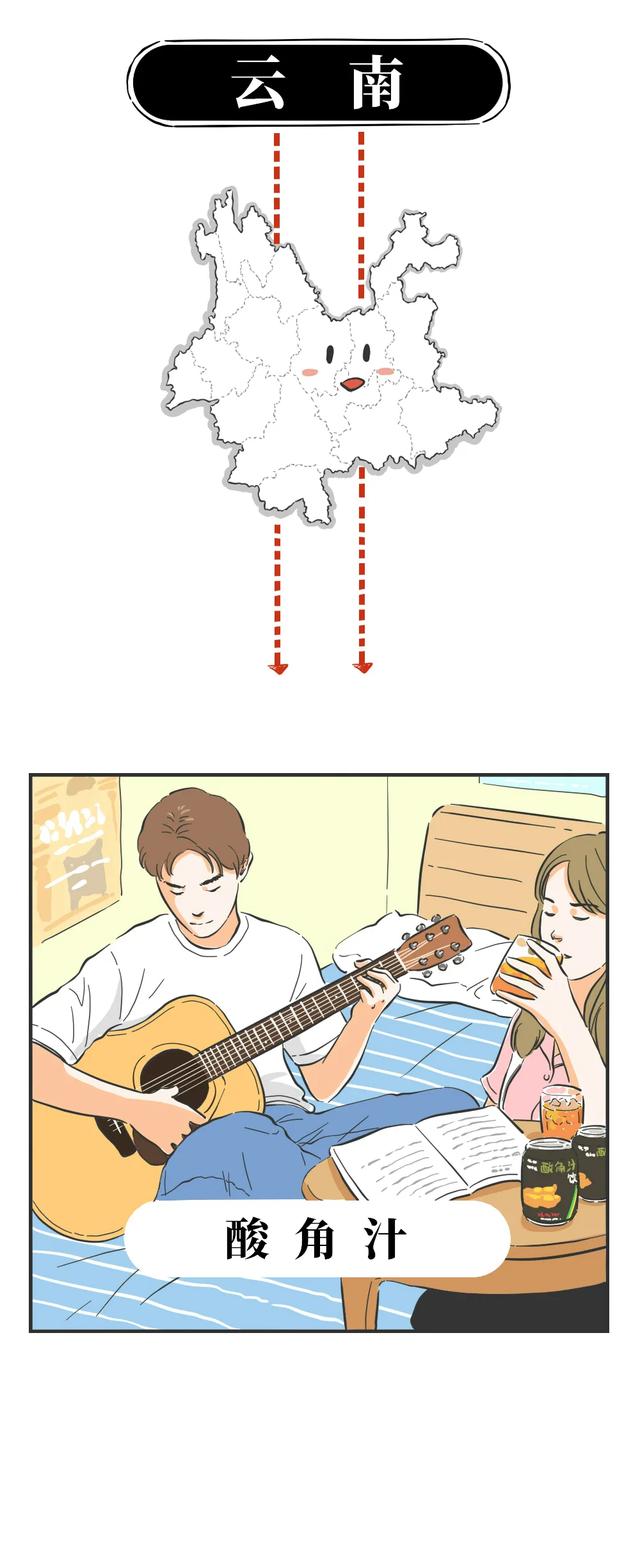 中国各省人的本命汽水