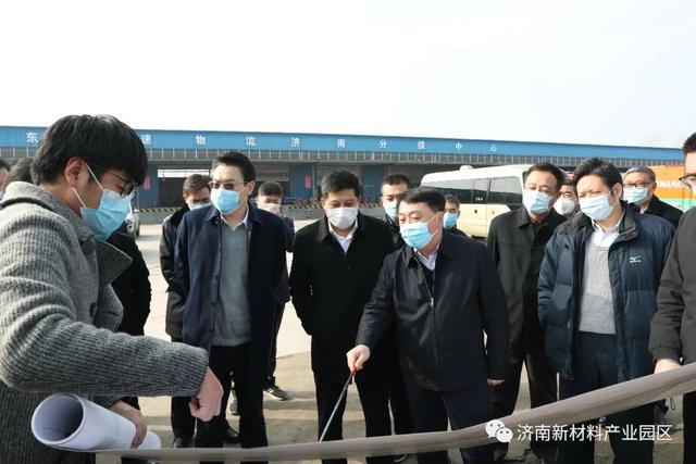 区委书记韩伟与中国铁路济南局集团对接济南高铁绿色产业园项目