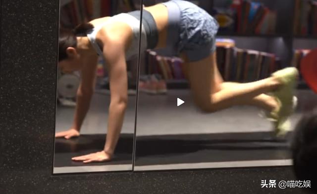 黄磊14岁女儿健身，谁注意拍摄的角度？网友：请