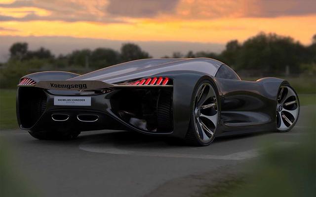 科尼赛克Konigsei概念效果图，会是下一代科尼赛克超跑的设计吗？