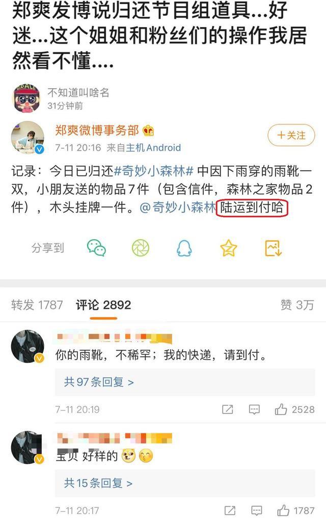 郑爽二手平台发错货，用13万元的项链做补偿，录综艺挣到大钱了？