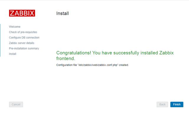 记录安装zabbix4.4