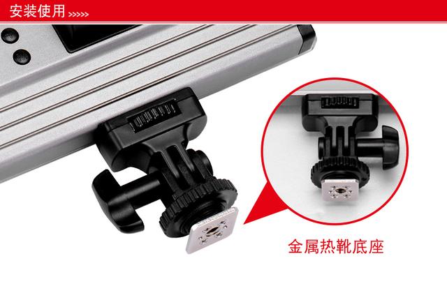 led攝影燈機頂攝像燈外拍相機補光燈影視拍照婚慶常亮燈桌面打光