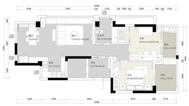 89㎡小豪宅，30m³全是收纳，寸寸都是高级感