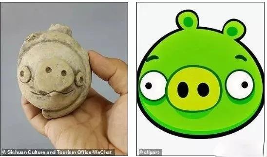三星堆出土3000年前文物，与“愤怒的小鸟”撞脸，网友：侵犯版权