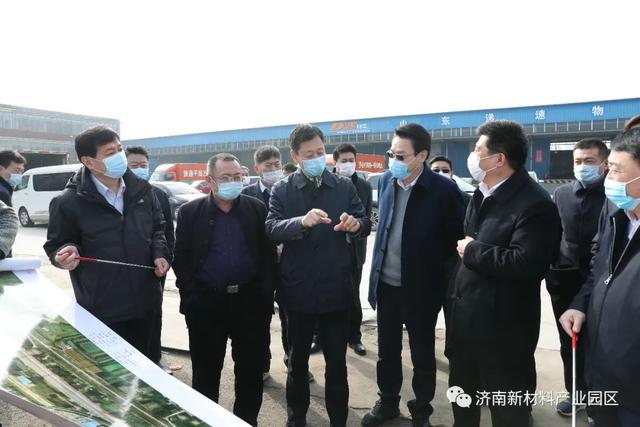 区委书记韩伟与中国铁路济南局集团对接济南高铁绿色产业园项目