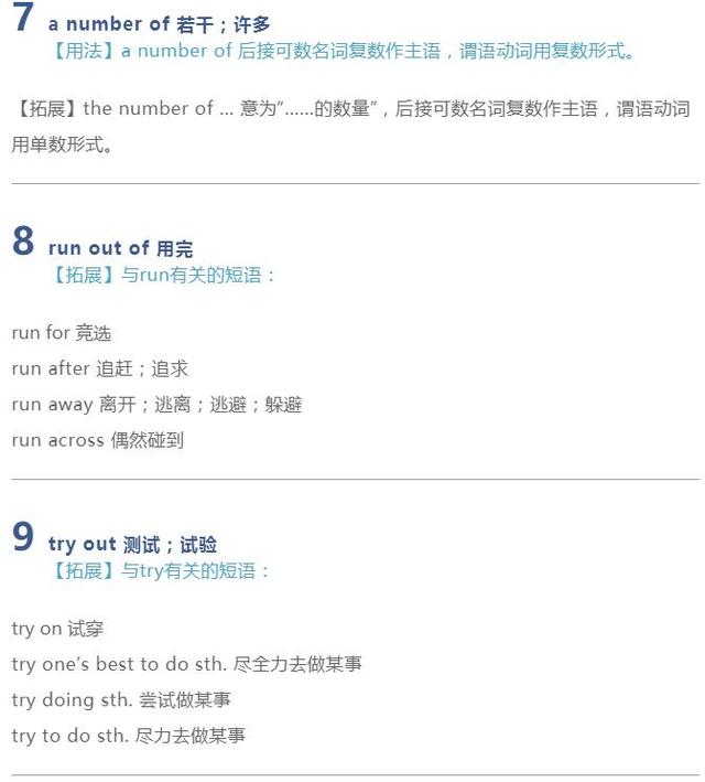 图片[10]-高考出现频率最多的60组英语短语，建议高中生收藏，考试时会-笑傲英语网