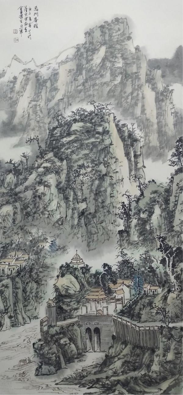国家一级美术师鱼军——巍峨挺立 巧夺天工