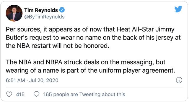 球衣背面平權文字怎麼選？JB提出另類想法，綠軍新星也有興趣！-黑特籃球-NBA新聞影音圖片分享社區