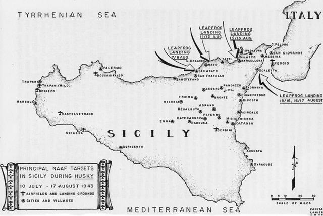 盟军在地中海的反攻，扑向轴心国的哈士奇，如