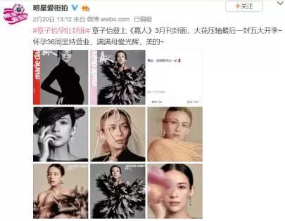 章子怡孕肚登杂志封面，这条产后广告却被禁播，太可笑了